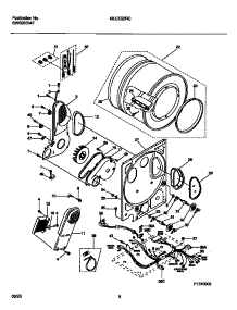 04 - Dryer-Cabinet, Drum, Heater parts for Frigidaire Washer Dryer Combo MLCE52RCS1 from AppliancePartsPros.com