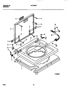 08 - Washer-Top Panel parts for Frigidaire Washer Dryer Combo MLCE52RCT1 from AppliancePartsPros.com