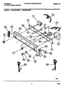 04 - Console & Controls parts for Frigidaire Washer Dryer Combo LCG701ADD2 from AppliancePartsPros.com