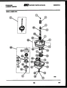 07 - Transmission Parts parts for Frigidaire Washer Dryer Combo LCG851LW0 from AppliancePartsPros.com