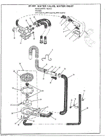 Pump / Valve / Inlet parts for Frigidaire Washer 6287C from AppliancePartsPros.com