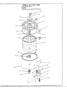 Tubs / Button Trap parts for Frigidaire Washer 6287C from AppliancePartsPros.com