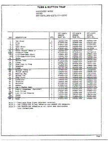 Tubs / Button Trap Page 2 parts for Frigidaire Washer 6287C from AppliancePartsPros.com