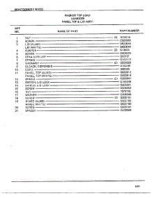 Panel Top And Lid Assy Page 2 parts for Frigidaire Washer 6307B from AppliancePartsPros.com