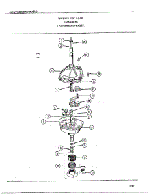 Transmission Assy parts for Frigidaire Washer 6307B from AppliancePartsPros.com