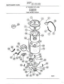 Tubs, Hoses, Motor parts for Frigidaire Washer 6339A from AppliancePartsPros.com