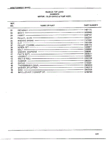 Motor, Idler Drive And Pump Assy Page 3 parts for Frigidaire Washer 6307B from AppliancePartsPros.com