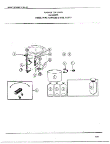 Hoses, Wire Harness And Misc parts for Frigidaire Washer 6307B from AppliancePartsPros.com