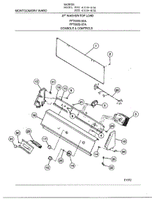 Console And Controls parts for Frigidaire Washer 6339A from AppliancePartsPros.com
