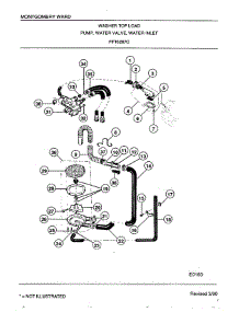 Pump, Water Valve, Water Inlet parts for Frigidaire Washer 6287C from AppliancePartsPros.com