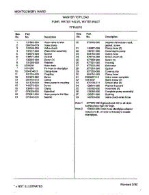 Pump, Water Valve, Water Inlet Page 2 parts for Frigidaire Washer 6287C from AppliancePartsPros.com
