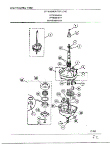 Transmission parts for Frigidaire Washer 6389-87A from AppliancePartsPros.com