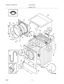 05 - Cabinet / Top parts for Frigidaire Washer BLTF2940ES3 from AppliancePartsPros.com