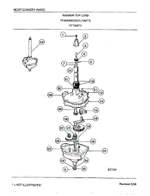 Washer Top Load / Transmission parts for Frigidaire Washer 6287C from AppliancePartsPros.com
