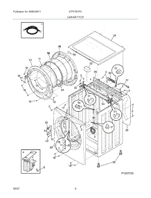 05 - Cabinet / Top parts for Frigidaire Washer ATF6700FS1 from AppliancePartsPros.com