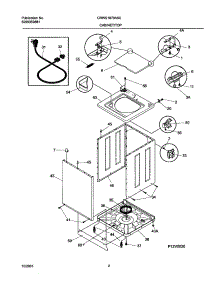 03 - Wshr Cab,Top parts for Frigidaire Washer CRWS1879AS0 from AppliancePartsPros.com