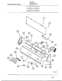 Console And Controls parts for Frigidaire Washer 6589-80 from AppliancePartsPros.com