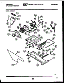 03 - Motor, Blower And Body Assembly parts for Frigidaire Washer Dryer Combo LCE732LL2 from AppliancePartsPros.com