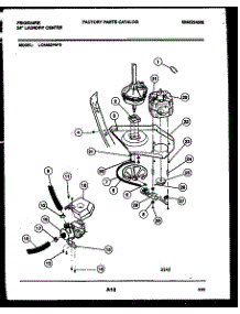 06 - Washer Drive System And Pump parts for Frigidaire Washer Dryer Combo LCE462PW0 from AppliancePartsPros.com