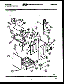 05 - Cabinet Parts parts for Frigidaire Washer Dryer Combo LCE772LL2 from AppliancePartsPros.com