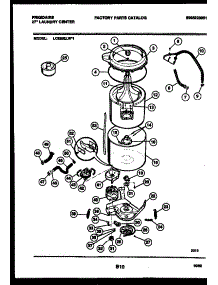06 - Tub Detail parts for Frigidaire Washer Dryer Combo LCE852LL1 from AppliancePartsPros.com
