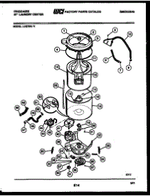 06 - Tub Detail parts for Frigidaire Washer Dryer Combo LCE732LW2 from AppliancePartsPros.com