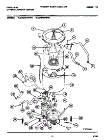 06 - Washer - Tubs, Hoses, Motor parts for Frigidaire Washer Dryer Combo LCG701AWW2 from AppliancePartsPros.com