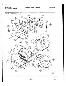 03 - Console, Control And Drum parts for Frigidaire Washer Dryer Combo LCE462AW1 from AppliancePartsPros.com