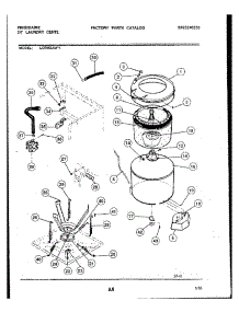 05 - Tubs, Water Valve And Lid Switch parts for Frigidaire Washer Dryer Combo LCE462AW1 from AppliancePartsPros.com