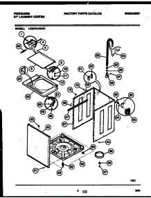 05 - Cabinet Parts parts for Frigidaire Washer Dryer Combo LCG701AWW1 from AppliancePartsPros.com