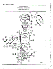 Tubs / Hoses / Motor parts for Frigidaire Washer 6289-80B from AppliancePartsPros.com
