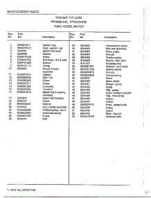 Tubs / Hoses / Motor Page 2 parts for Frigidaire Washer 6289-80B from AppliancePartsPros.com