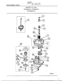 Transmission parts for Frigidaire Washer 6289-80A from AppliancePartsPros.com