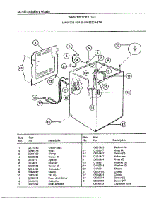 Washer Top Load Page 3 parts for Frigidaire Washer 6208A from AppliancePartsPros.com