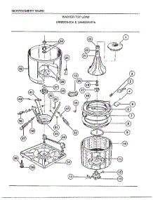 Washer Top Load Page 4 parts for Frigidaire Washer 6208A from AppliancePartsPros.com