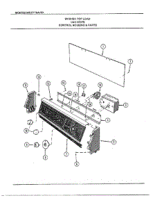 Control Housing And parts for Frigidaire Washer 6337B from AppliancePartsPros.com