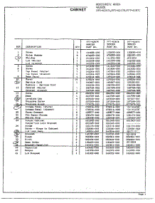 Cabinet Page 2 parts for Frigidaire Washer 6287B from AppliancePartsPros.com