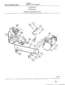 Control Housing parts for Frigidaire Washer 6504E-87 from AppliancePartsPros.com