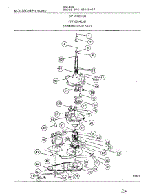 Transmission Assy parts for Frigidaire Washer 6504E-87 from AppliancePartsPros.com