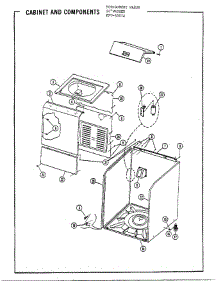 24` Washer / Cabinet And Components parts for Frigidaire Washer 6507A from AppliancePartsPros.com