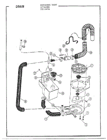 24` Washer /  Drain parts for Frigidaire Washer 6507A from AppliancePartsPros.com