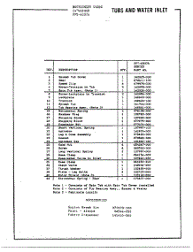 24` Washer /  Tubs And Water Inlet Page 2 parts for Frigidaire Washer 6507A from AppliancePartsPros.com