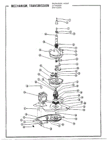 24` Washer /  Mechanism /  Transmission parts for Frigidaire Washer 6507A from AppliancePartsPros.com