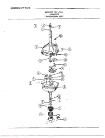 Transmission Assy parts for Frigidaire Washer 6337B from AppliancePartsPros.com