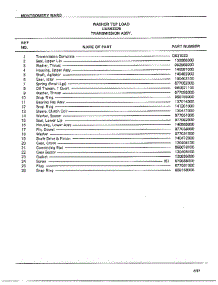 Transmission Assy Page 2 parts for Frigidaire Washer 6337B from AppliancePartsPros.com