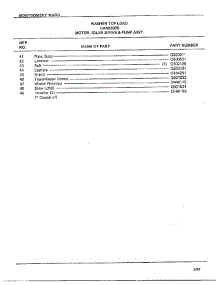 Motor, Idler Drive And Pump Assy Page 3 parts for Frigidaire Washer 6337B from AppliancePartsPros.com