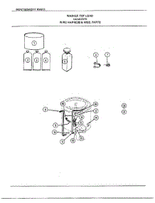 Wire Harness And Misc. parts for Frigidaire Washer 6337B from AppliancePartsPros.com