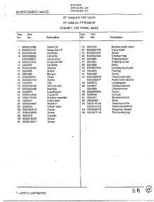 Cabinet, Top Panel, Base Page 2 parts for Frigidaire Washer 6589-87 from AppliancePartsPros.com