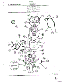 Tubs, Hoses, Motor parts for Frigidaire Washer 6589-87 from AppliancePartsPros.com