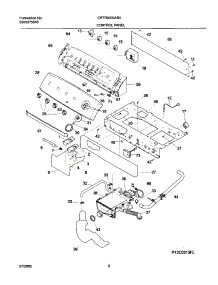 03 - Control Panel parts for Frigidaire Washer CRTR9300AS0 from AppliancePartsPros.com